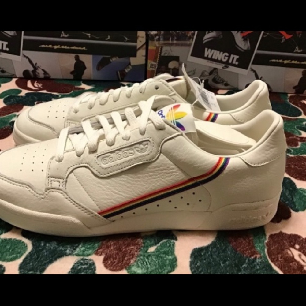 ISO Rainbow Adidas Shoes Size 8